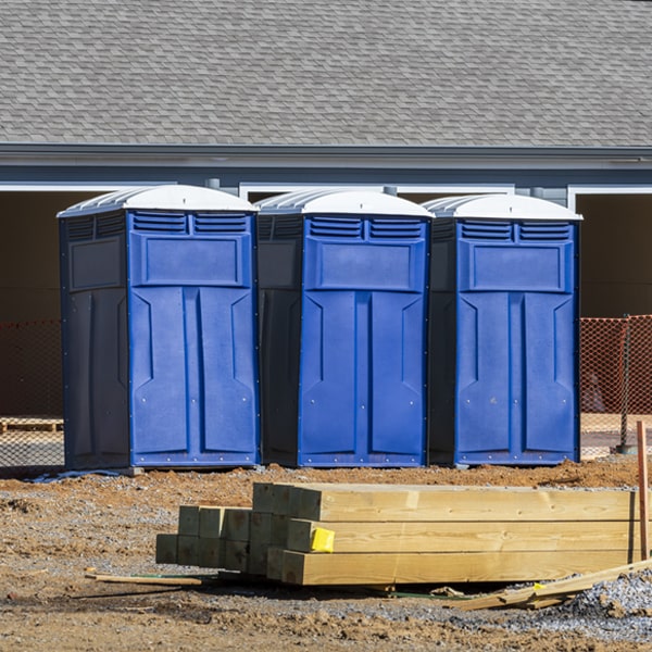 how can i report damages or issues with the porta potties during my rental period in Madisonville KY